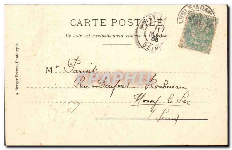L'Isle-Adam — Fontaine Dambry — Édition L. D. — Rückseite