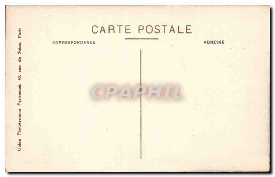 Montfort-l'Amaury — Le Cloître ou plutôt l'ancien charnier entourant le cimetière actuel — Union Phototypique Parisienne — Verso