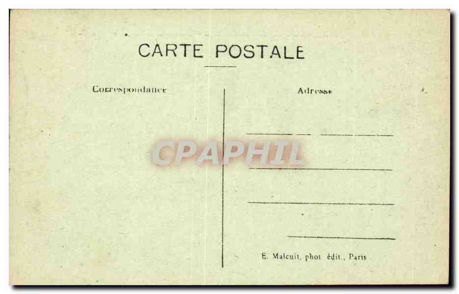 Montreuil sous Bois CPA Hotel des Postes (tramway) — Rückseite