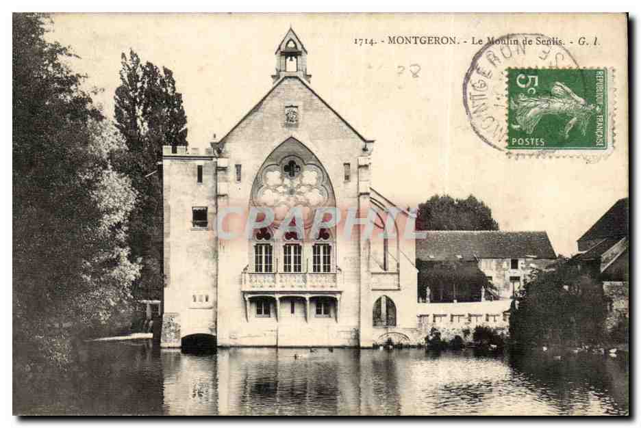Montgeron CPA Le moulin de Senlis