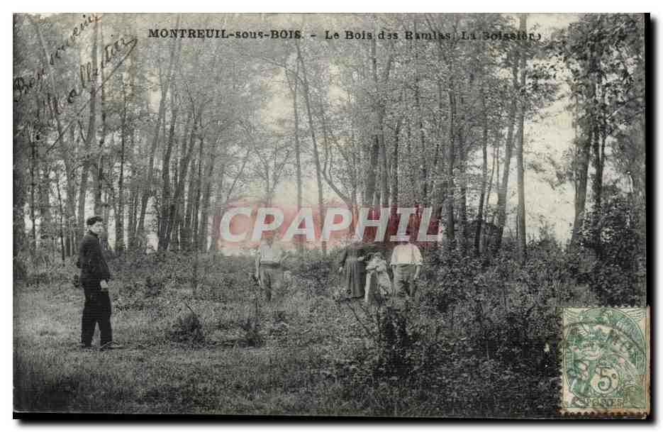 Montreuil sous Bois CPA Le bois des Bamlas La Boissiere