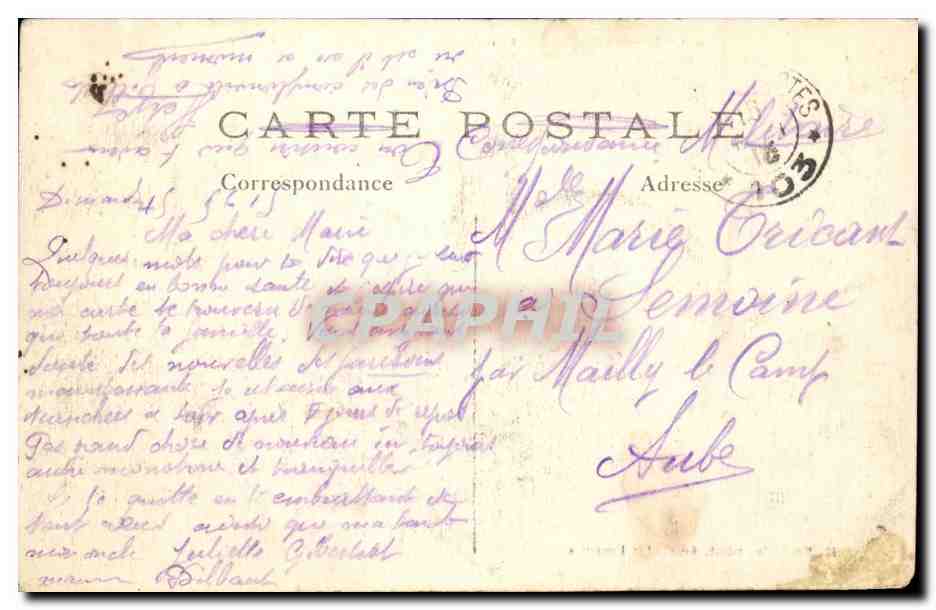 Nogent sur Marne CPA Le Perreux Bry — Back