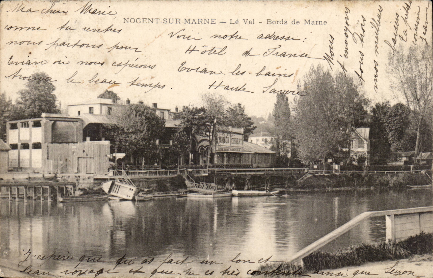 Nogent sur Marne CPA Bords de Marne Le VAl