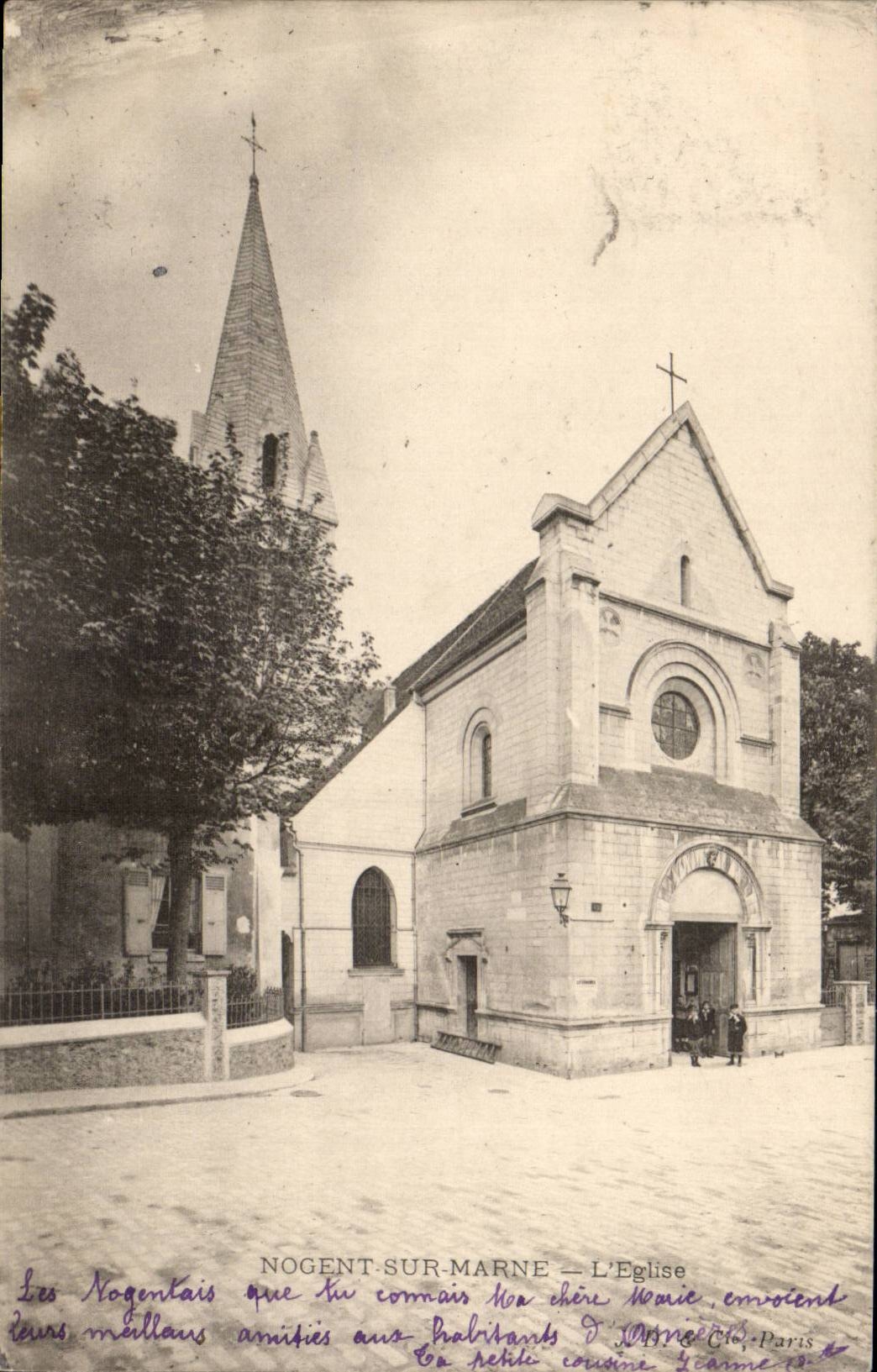 Nogent sur Marne CPA L'eglise
