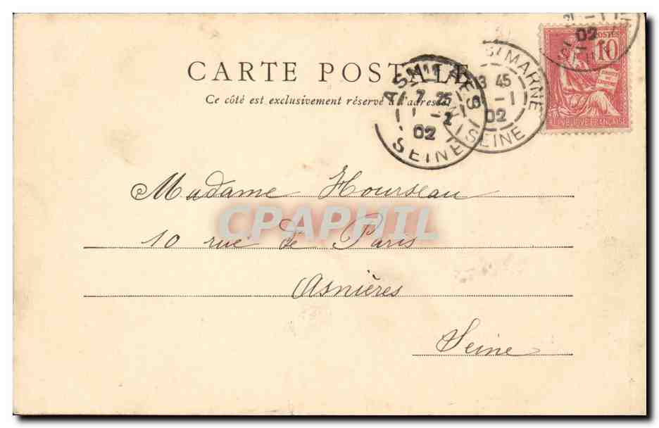 Nogent sur Marne CPA Ile de beaute (pecheur) — Back