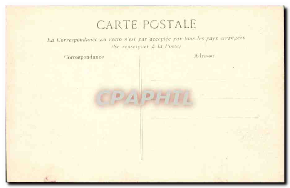 Nogent sur Marne CPA Crue de la Seine Demenagement des habitants 1910 — Back