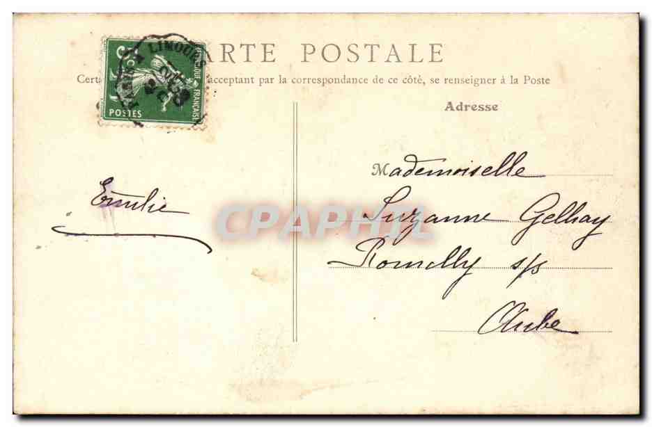 Palaiseau CPA Vue prise des bords de l'Yvette — Rückseite
