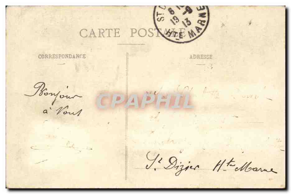 Pantin Aubervilliers CPA La porte et la route de Flandres — Rückseite