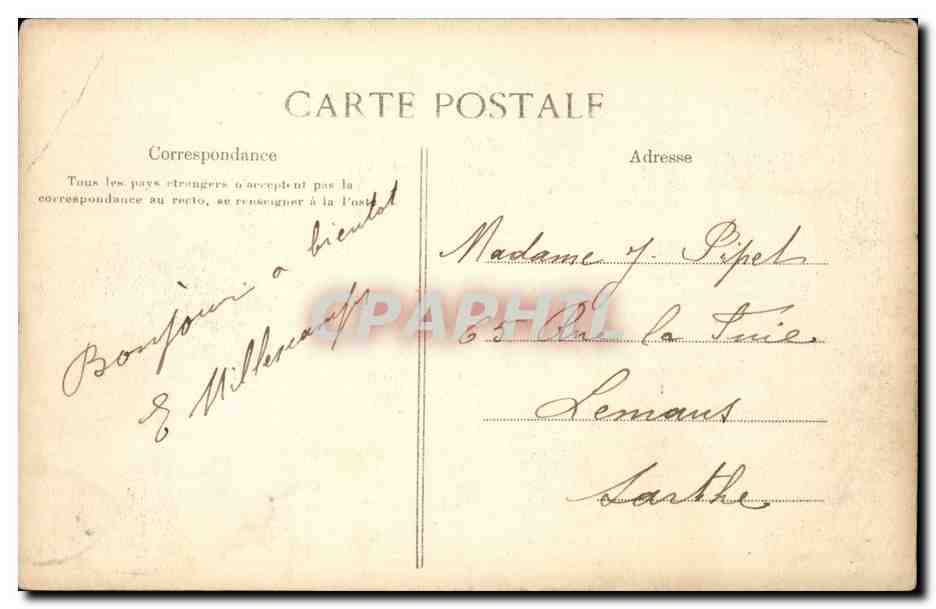 Robinson CPA L'omelette sans beurre (enfants ane anes donley donkeys) TOP — Rückseite