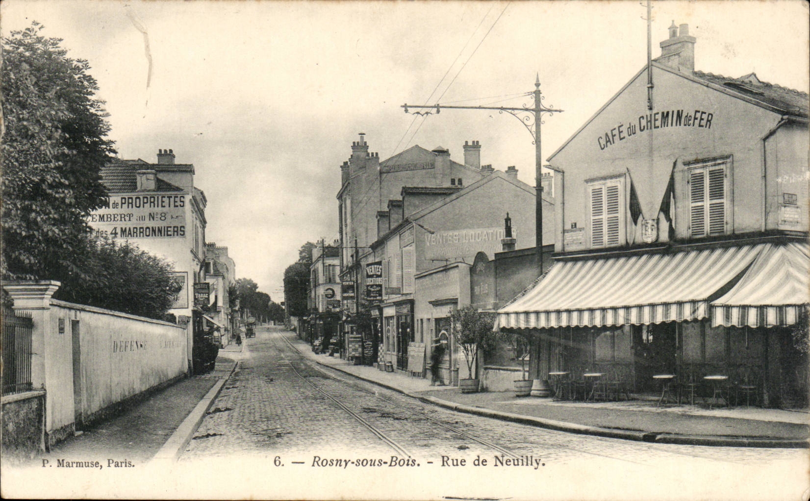 Rosny sous Bois CPA Rue de Neuilly