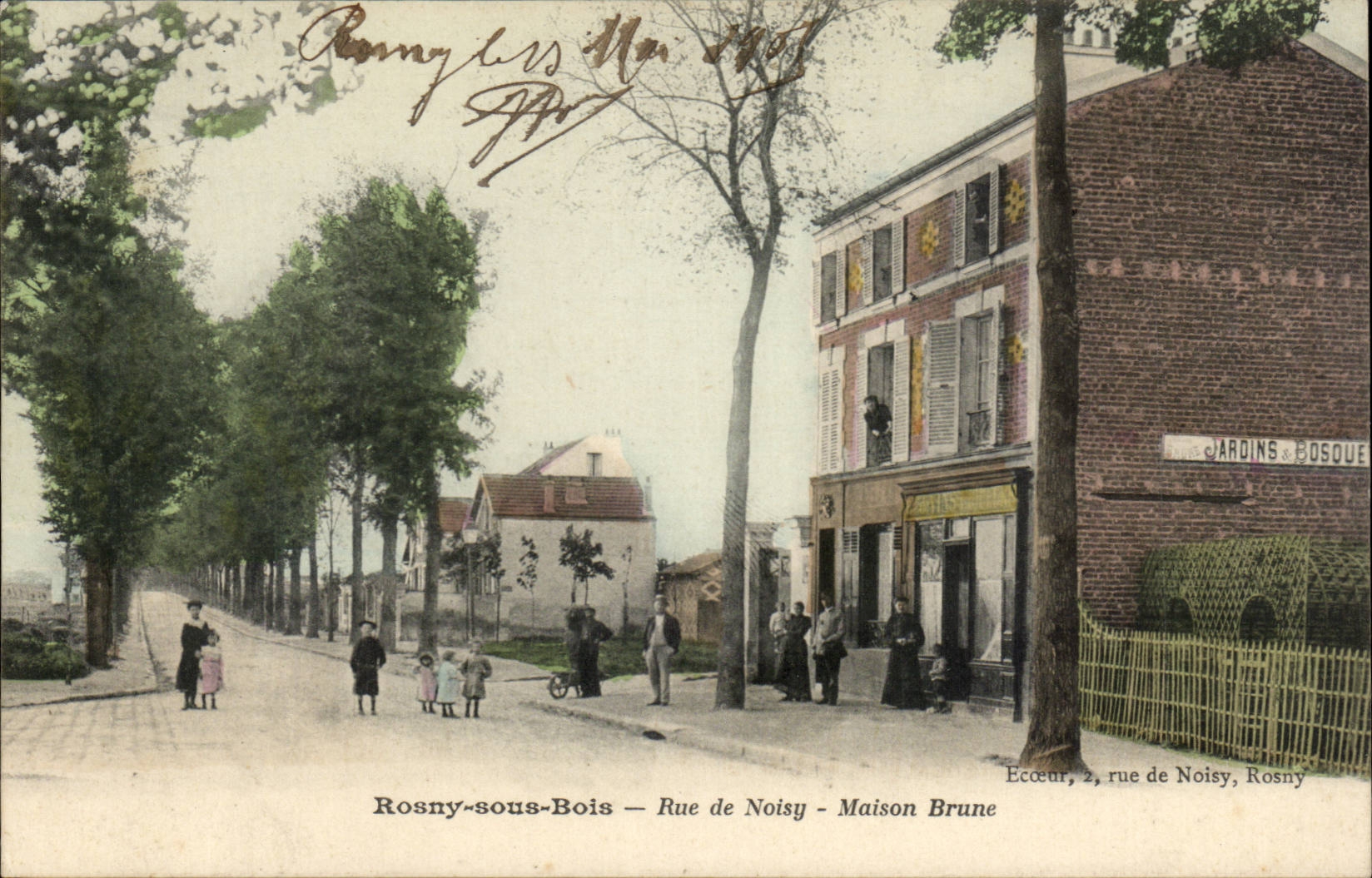 Rosny sous Bois CPA Rue de Noisy Maison brune