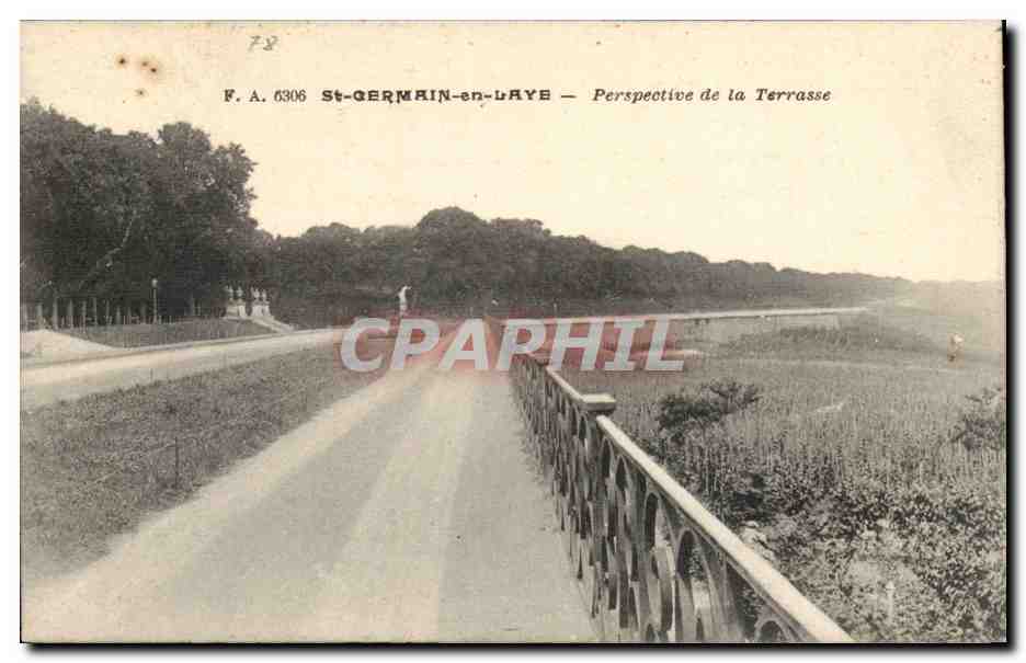 St-GERMAIN-en-LAYE — Perspective de la Terrasse — F.A. 6306