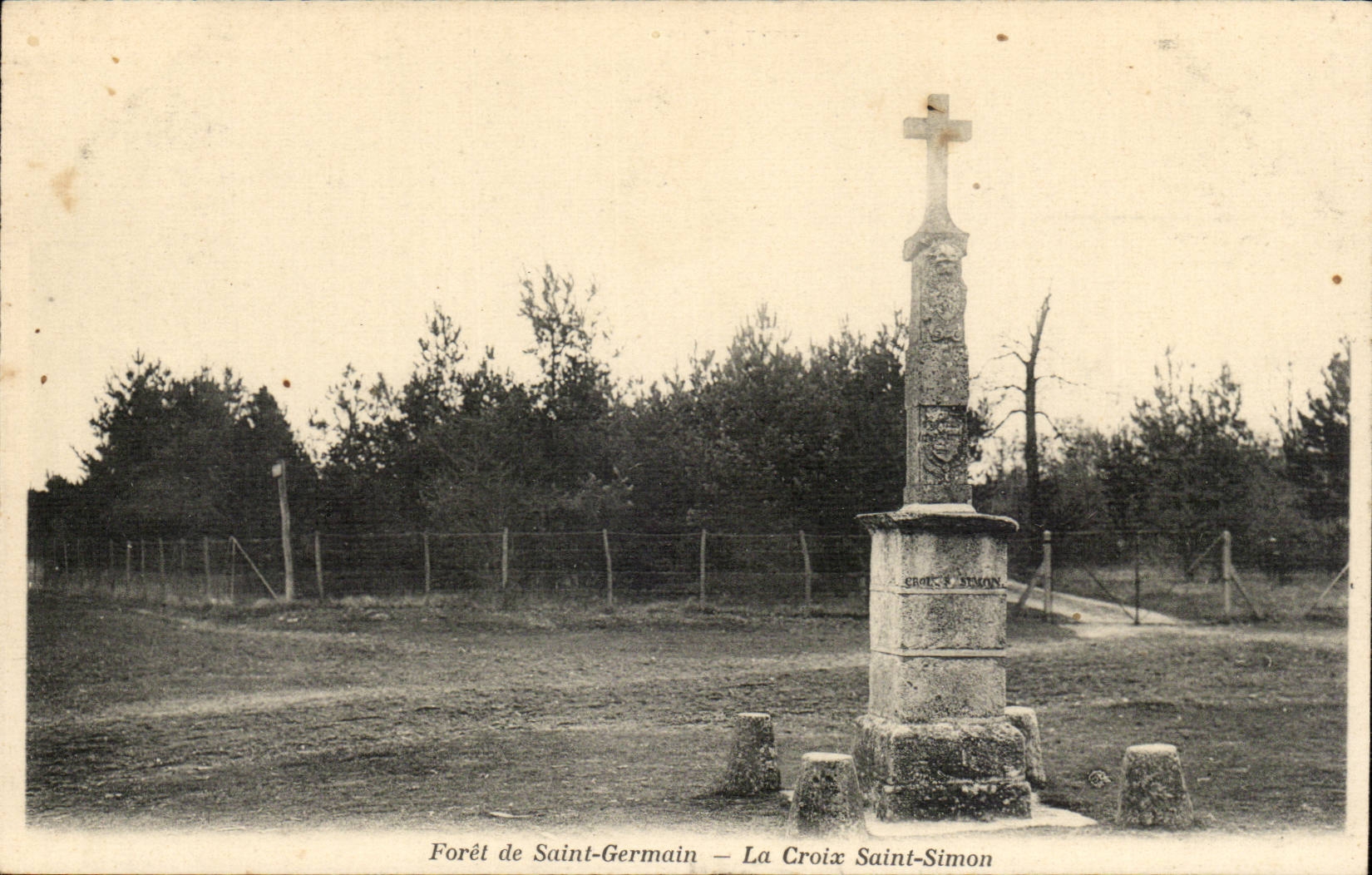 Forest of Saint-Germain — La Croix Saint-Simon — Publisher GROIS & SIMON