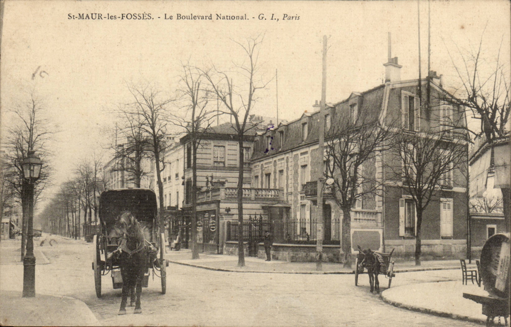 Saint Maur des Fosses CPA Le boulevard national