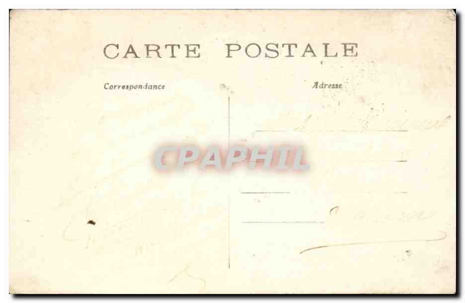 Saint Maur Creteil CPA Inondations de Janvier 1910 Villa Schaken SAuvetage des habitants par les soldats — Rückseite