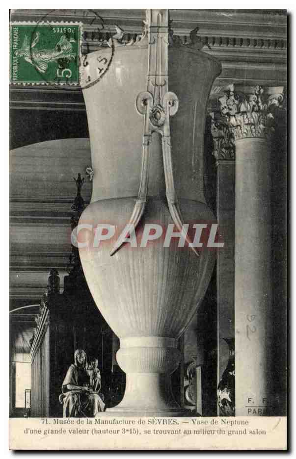 Sevres CPA Musee de la Manufacture Vase de Neptune 