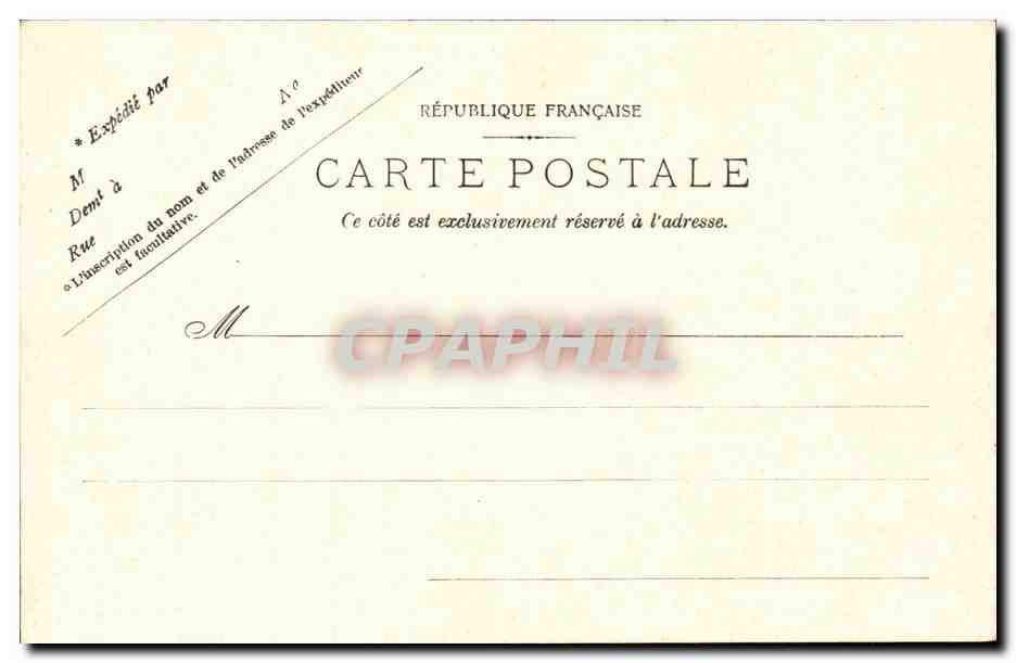 Sevres CPA Eglise construite sur pilotis en 675 — Rückseite