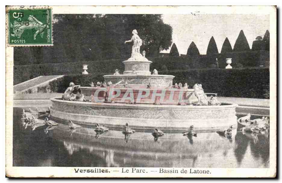 Versailles CPA Le parc Bassin de Latone