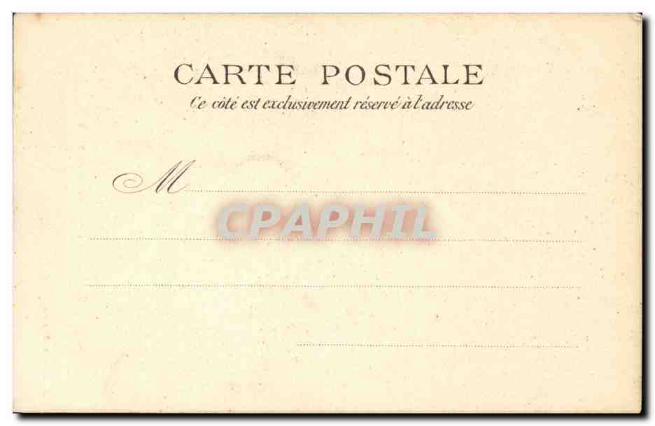 Vincennes CPA L'hotel de ville — Rückseite