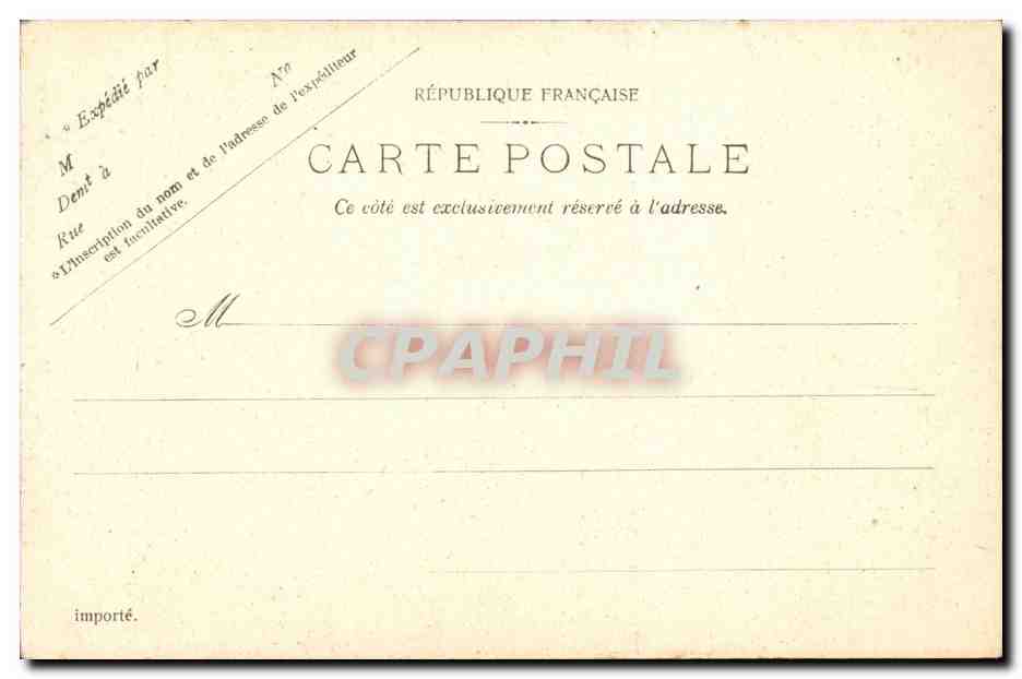 Vincennes CPA Eglise Notre Dame — Rückseite
