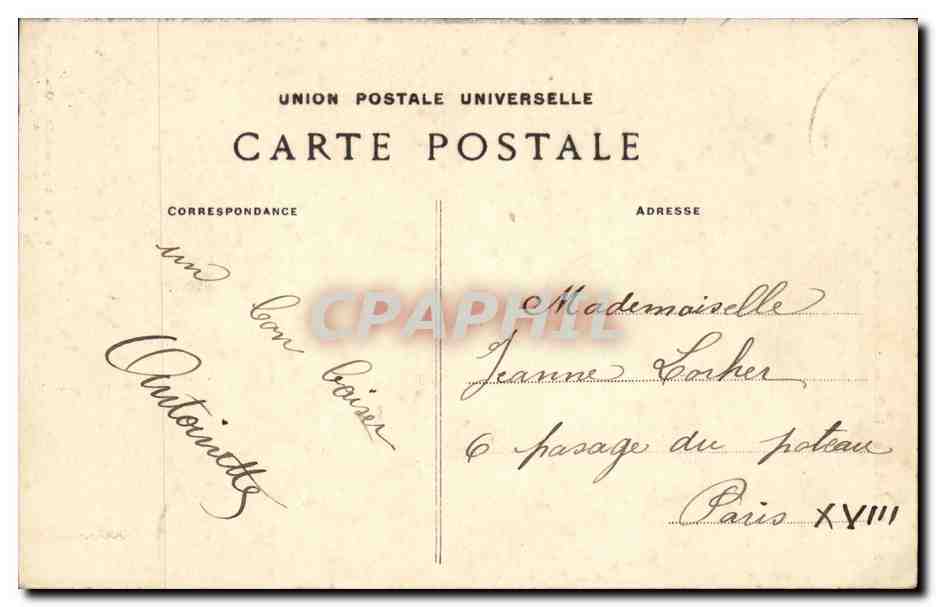 Alfortville CPA Le ruisseau des marais en hiver — Rückseite