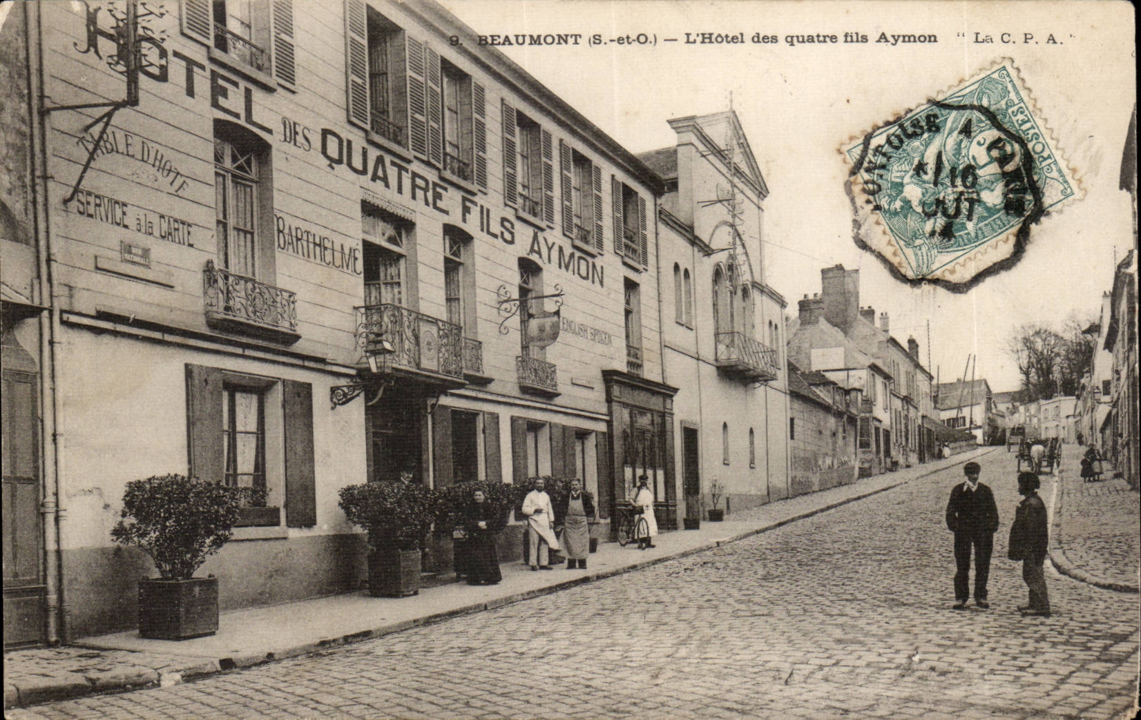 Beaumont CPA L'hotel des quatre fils Aymon