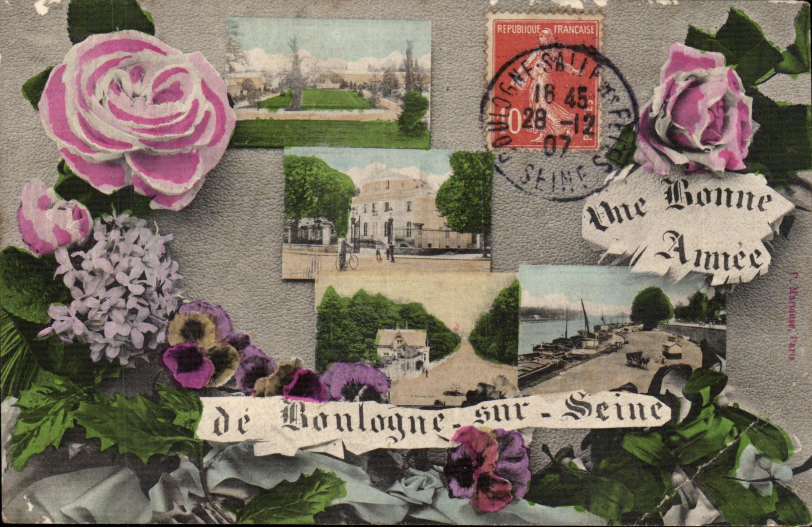 Boulogne sur Seine CPA Une bonne annee 