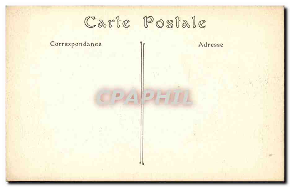 CPA Chateau de Chantilly Parc Decoration du grand degre par Hardy d'apres le Notre (1682) — Rückseite