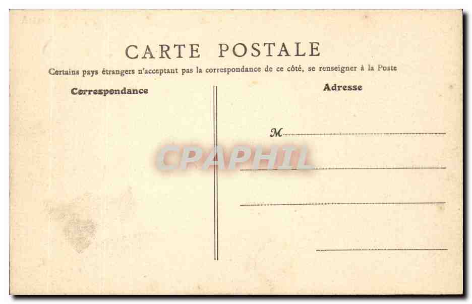 Choisy le Roi CPA La gare — Back