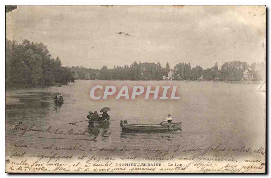 Enghien-les-Bains — Le Lac — Éditeur inconnu, n° de série non visible