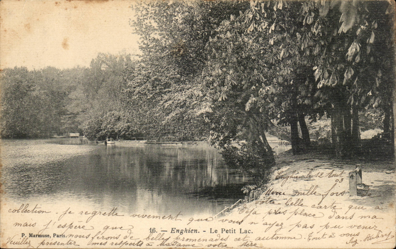 Enghien - Le Petit Lac — P. Marmuse, Paris, n°16