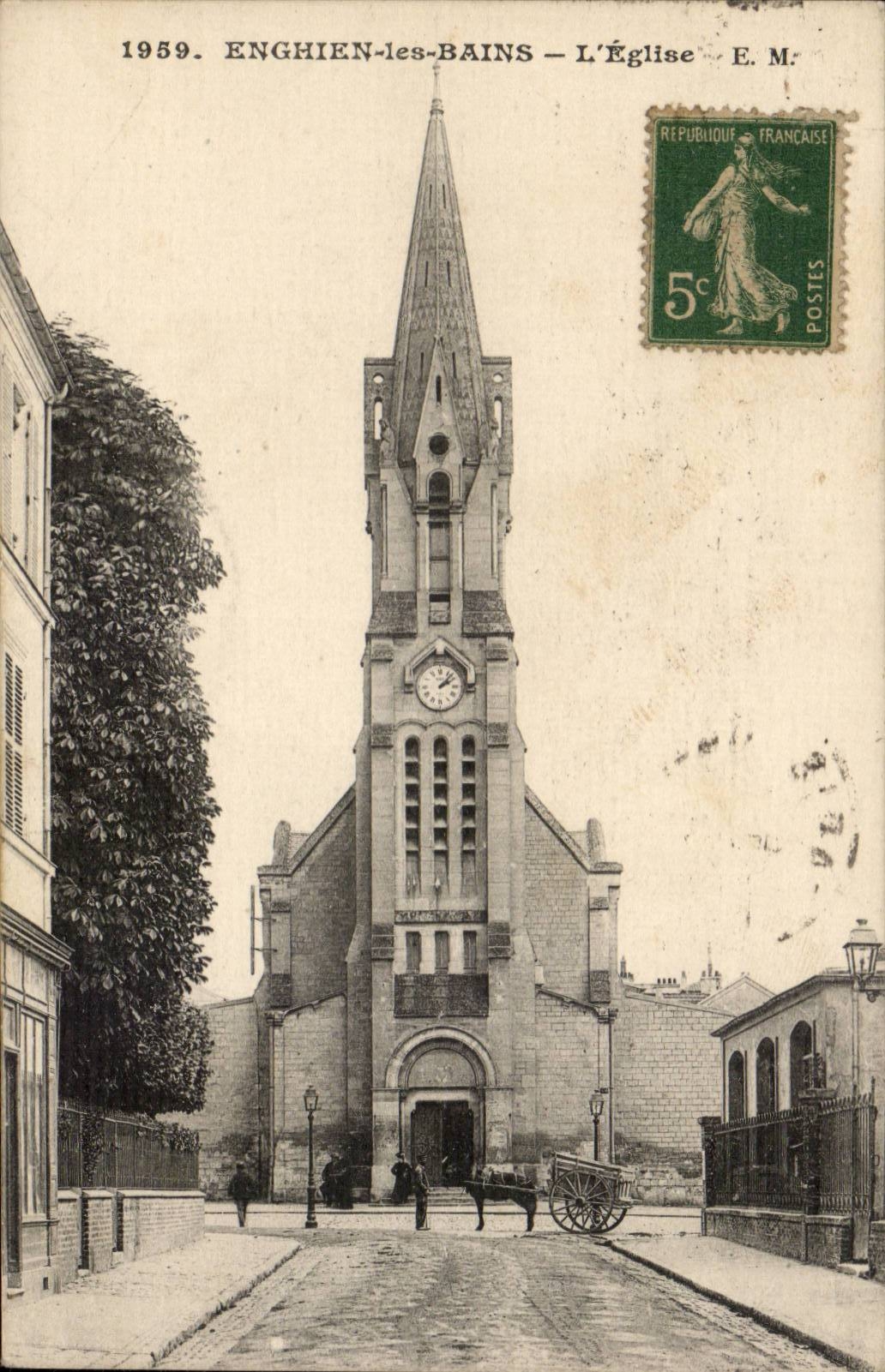 Enghien les Bains CPA L'eglise