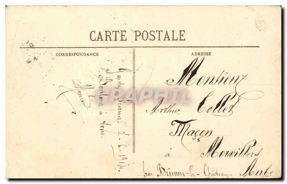 CPA Etablissement penitentiaire de Fresnes Vue d'ensemble des 3 divisions — Rückseite