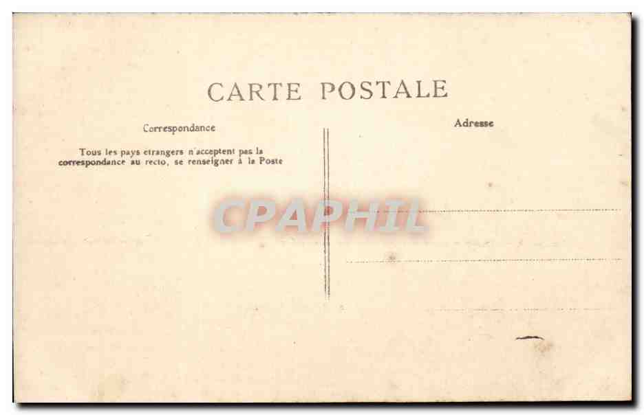 CPA Fresnes Interieur d'une cellule Cote de gauche (prison jail) — Rückseite
