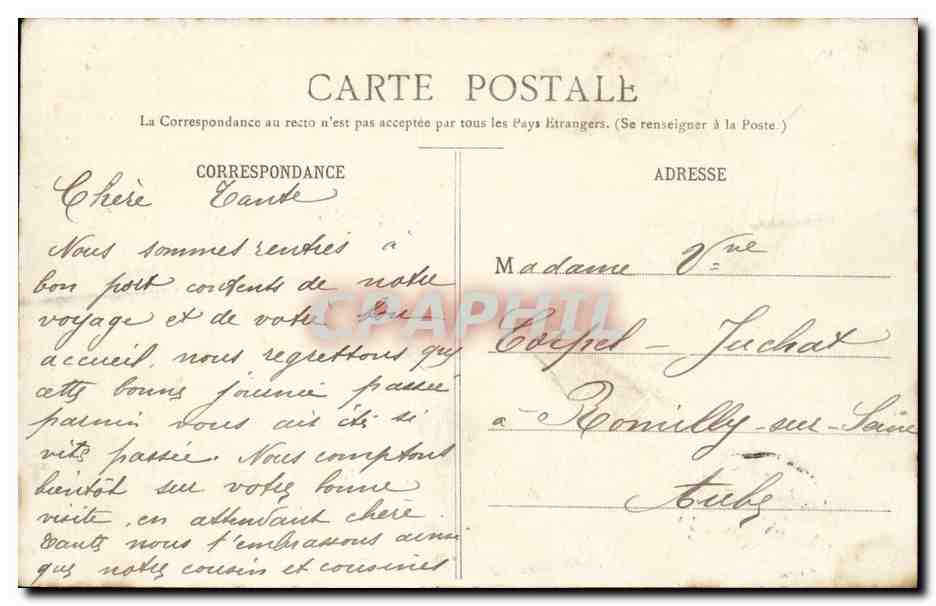 CPA Gargan Livry Eglise St Michel (Vive Saint Mcihel) — Rückseite