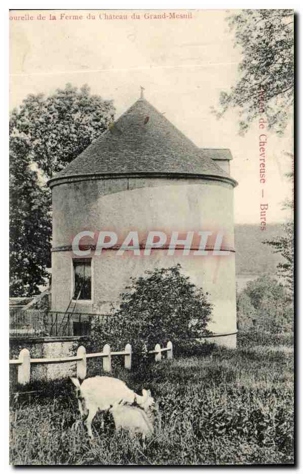 CPA Tourelle du chateau du Grand Mesnil (chevre hoat)