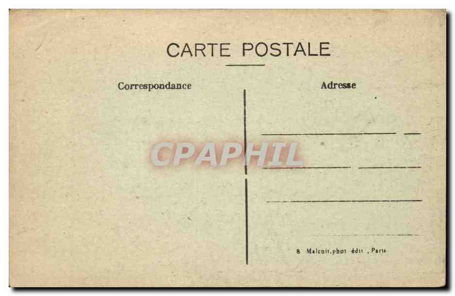 CPA Foret de l'isle Adam Pavillon de Paris (automobile) — Rückseite