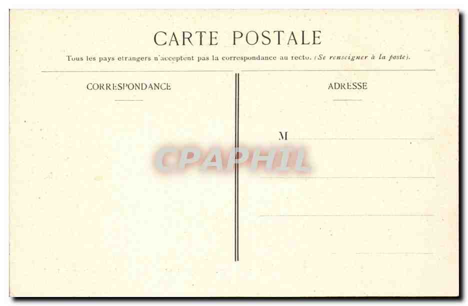 Issy les Moulineaux CPA Le campement (magasin de substances militaires) (militaria) — Rückseite