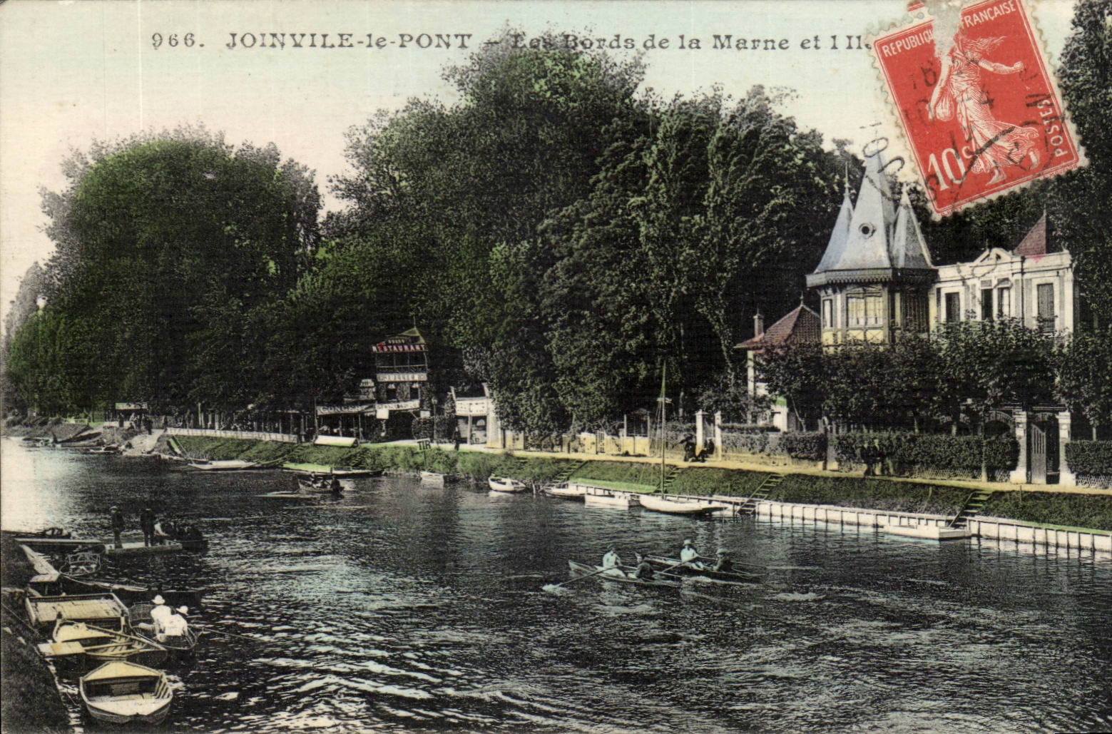 Joinville le Pont CPA Les bords de la MArne et l'ile