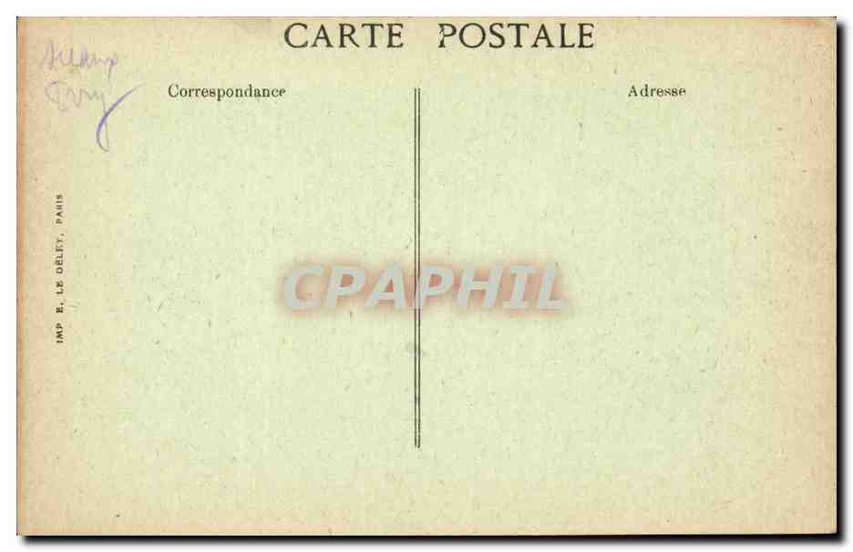 Kremlin Bicetre CPA Entree de l'hospice — Back