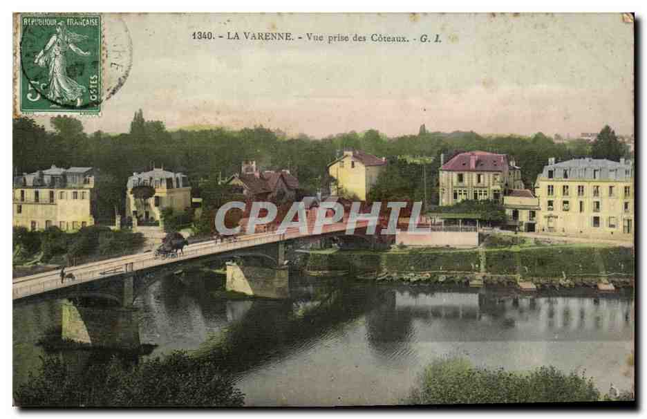 La Varenne - Vue prise des Côteaux - G. L. - n° 1340