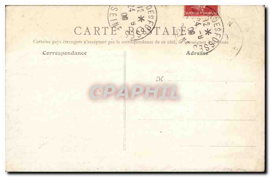 La VArenne Saint Hilaire CPA Quai de Bonneuil — Rückseite