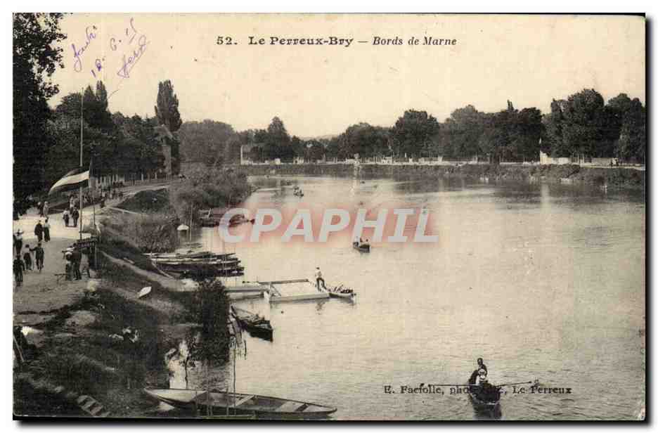 Le Perreux Nogent sur Marne CPA Bords de Marne