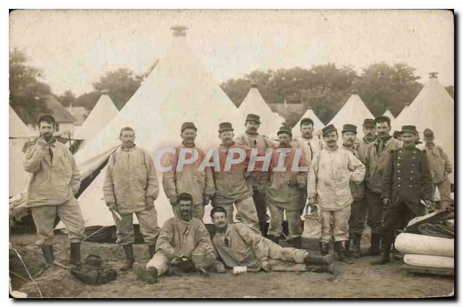 CARTE PHOTO Militaria Regiment (Cochefort 24bd Arago Paris)