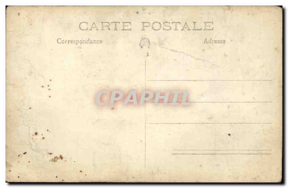 CARTE PHOTO Soldats militaria A la soupe cuisiniers  — Rückseite