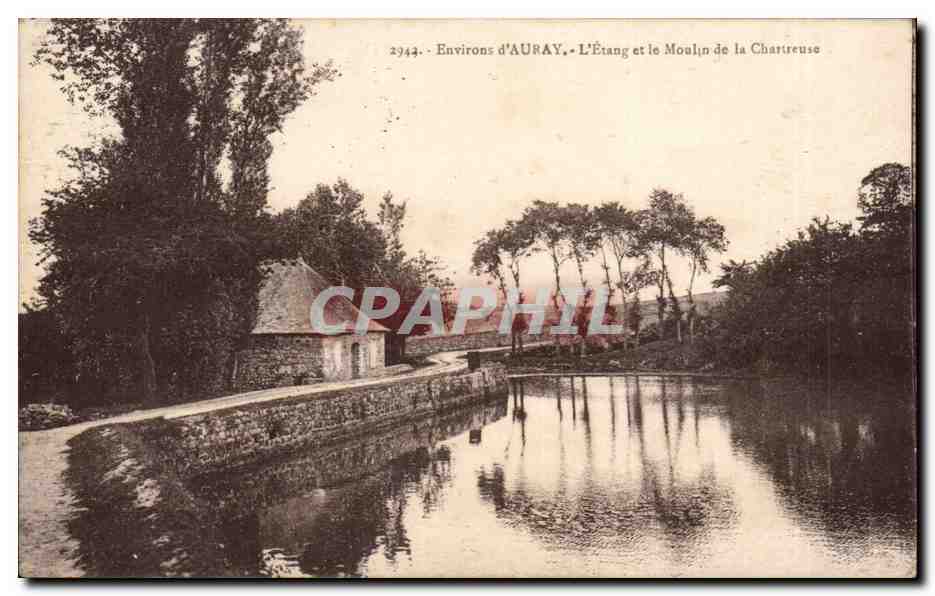 Environs d'Auray — L'Étang et le Moulin de la Chartreuse — Laurent-Nel, Rennes