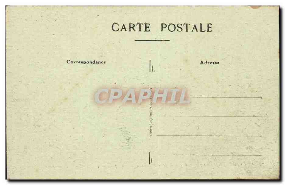 Quimperle CPA Avue panoramique de la basse ville Vue prise de la montagne Lovignon — Rückseite