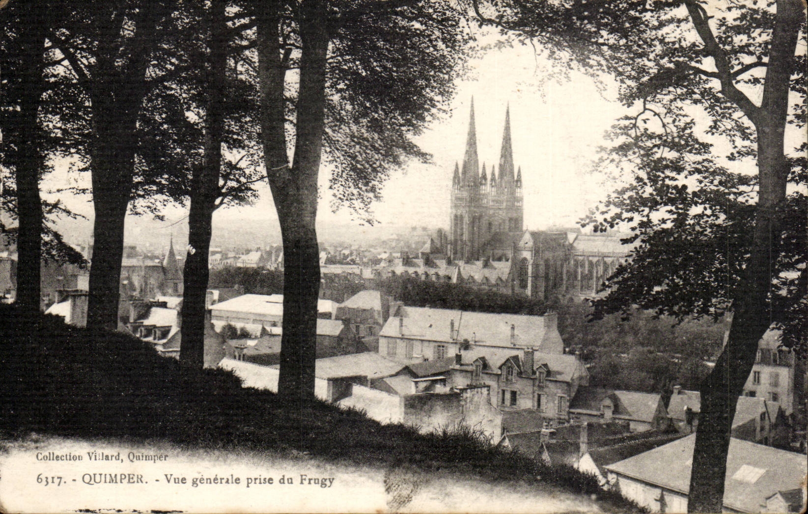 Quimper CPA Vue generale prise du Frugy