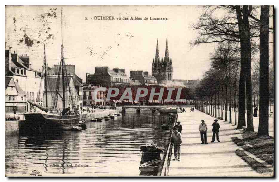 Quimper CPA Vu des allees de Locmarie