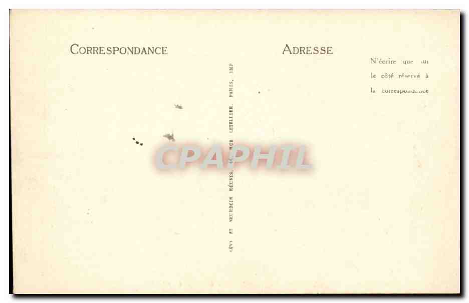 CAYEUX-sur-MER - Grande Rue — pharmacie E. MANCHION — éditeur LL, n° 95 — Verso